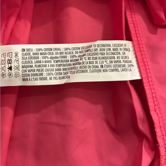 English Factory Scallop Tiered Maxi Dress Size Medium Pink NEW With Tags 185.00 - Picture 6 of 11